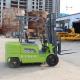 Triplex Mast 2 Ton Electric Forklift With Built In Charger And 400Ah Battery Capacity