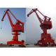 High Efficiency Fixed Offshore Portal Jib Crane 50T Travelling Four Link MQ Type