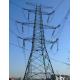 10 - 500KV HDG Angle Steel Lattice Transmission Tower