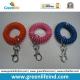 Customized Plastic Wrist Key Chain Coiled Retainer