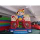 Boy Printing Sporting Game Inflatable Bouncer With Basketball Hoop