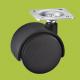 furniture casters swivel top plate black caster colorful