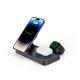 All In One Wireless Charger with High Charging Efficiency 75% and LED Indicator for Watches Compatibility