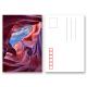 PET Seascape Pantone Color 3D Lenticular Printing Postcards For Greeting Light Weight