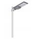 Dustproof 400W Solar LED Street Light Flicker Free Waterproof
