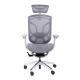 Ergonomic Swivel Grey Mesh Back Task Chair With 3D Armrest And Lumber Support