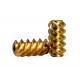High Demand Small Bronze Worm Gear Sets 4 Teeth 0.7 Module DIN3974/ 9