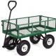 Portable Heavy Duty Folding Steel Outdoor Beach Mesh Wagon Garden Tool Cart for Garden