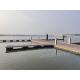 Aluminium Floating Dock Yacht Floating Bridge Pontoon Floats Black Modular