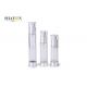 Transparent Body AS Airless Cosmetic Bottles 30ml For Skin Care ISO9000 Certification