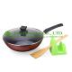cookware with Refined iron manufactuer in China, kitchenware for sale, wok pan,fry pan non-smoking non-stick kitchen