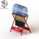 Foldable Tennis Racket Stand Metal For Sport Goods