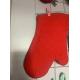Red Canvas Oven Mitts And Pot Holders Heat Resistant Custom Design