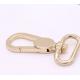 High Polished Metal Swivel Clips Snap Hook with Oval Ring For Key Sample Free