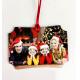 Rectangle Shape Pendent Dye Sublimation Blanks Xmas Gift Decoration