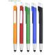 2015 novel style click plastic pen with touch tip,promotional ball pen