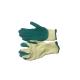 Working Coated Latex Rubber Gloves / 10 Gauge Natural Latex Gloves For Farm