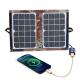 156.75mmx156.75mm Cell Size 6W Solar Panel Portable and Foldable for Outdoor Camping