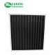 Eradicate Odor Synthetic Fiber Filter , Mini - Pleat Activated Carbon Filters