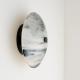 Marble Wall Lamp Living Room Modern Lyra Sconce Luxury Round Marble Indoor Wall Lamp Stone Wall Light