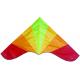 Nylon Material Diamond Kite , Single Line Type Triangle Kite 133*74cm
