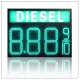 Front Access Green LED Moving Message Display for Gas Station Oil Price