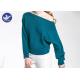 Sexy Off Shoulder Wool Pullover Women's , Woolen Sweater For Ladies Ottoman Knitted