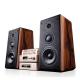 HIFI 3 Way Bookshelf Stereo Speakers Pyramid Shaped 4 Ohms With Tube Amplifier