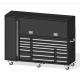Brown Professional Stainless Steel Rolling Tool Chests with 8 Drawers and Side Locker