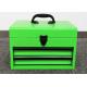 14 Green 2 Drawer Concertina Cantilever Tool Box For Auto Reparing