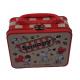 Small Customized Snoopy Tin Can Lunch Box With Embossed Lid Candy Packaging