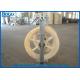 830x110 Single Nylon Wheels Diameter 830mm Load 30kN Bundled Conductor Pulley Under 630mm2 Conductor