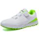 White Trainers Gym Tennis Shoes Breathable Button Green Comfortable Men Shoes