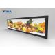 48 Inch Stretched Bar LCD Display Aluminium Plate Shell LCD Dispaly