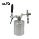 2L Rustproof Size 14.5*15.5*20cm Brewing Beer Keg With CO2 Tap Set