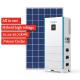 Home Lithium Battery ESS Energy Storage System With Hybrid Inverter Solar Panels