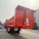 Sinotruck 3 Axle 40ton Heavy Duty Mining Galvanized Dump Tipper Semi Truck Trailer