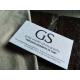 Cotton Paper Textured Business Card Printing , Stylish Business Cards 90*54mm
