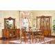 Villa European Style Dining Room Furniture Solid Wood Table And Chair Set