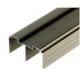 Golden / Silver Anodized Profile Aluminum Extrusions For Curtain Wall