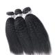 Kinky Straight 8A Grade Virgin Human Hair Bundles No Smell Hair Extension Natural Black