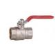 16 Bar Pressure Brass Ball Valve Thread Type with S / S Handle Material