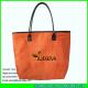 LUDA brown leather handles handbag paper straw beach pomotion shopping bag
