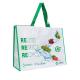Eco Friendly Reusable Package Pp Woven Tote Bag Washable With Double Handles
