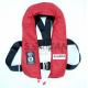 EC / MED Approval 150N Orange Red Double Air Chamber Inflatable Life Jacket With