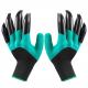 Waterproof Breathable Digging Planting Garden Genie Gloves With Claws