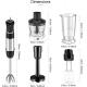 5 In 1 Stick Hand Blender Stainless steel Body With Variable Speeds
