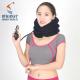 Neck traction device breathable flannel cervical collar covers in blue/red/purple/purple color
