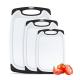 3 Piece Cutting Board Set PP Dishwasher Safe Chopping Board Household Kitchen Tools