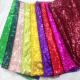 3mm Sequin Fabric in Different Color  DIY Decoration Fashion Garment Fabric